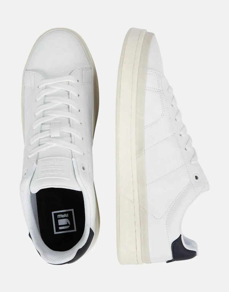 G-Star RAW Recruit III Lea Men's White Navy Casual Leather Sneakers