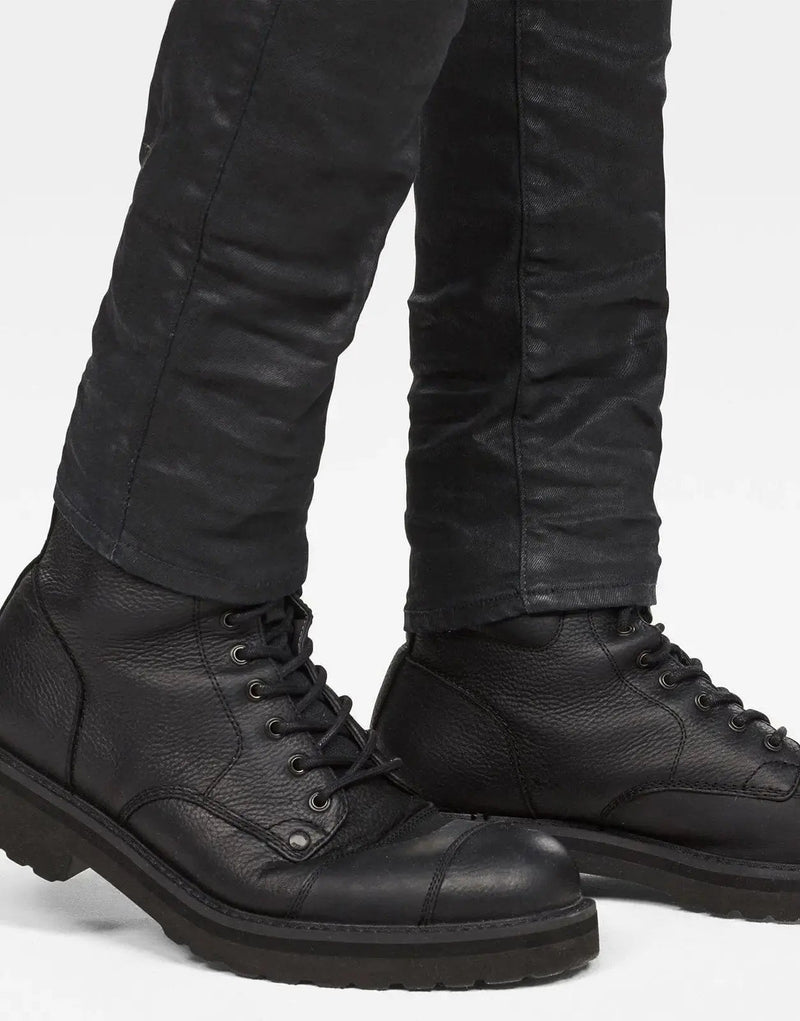 G-Star RAW Revend 3D Dark Wax Coated Super Slim Stretch Denim Jeans