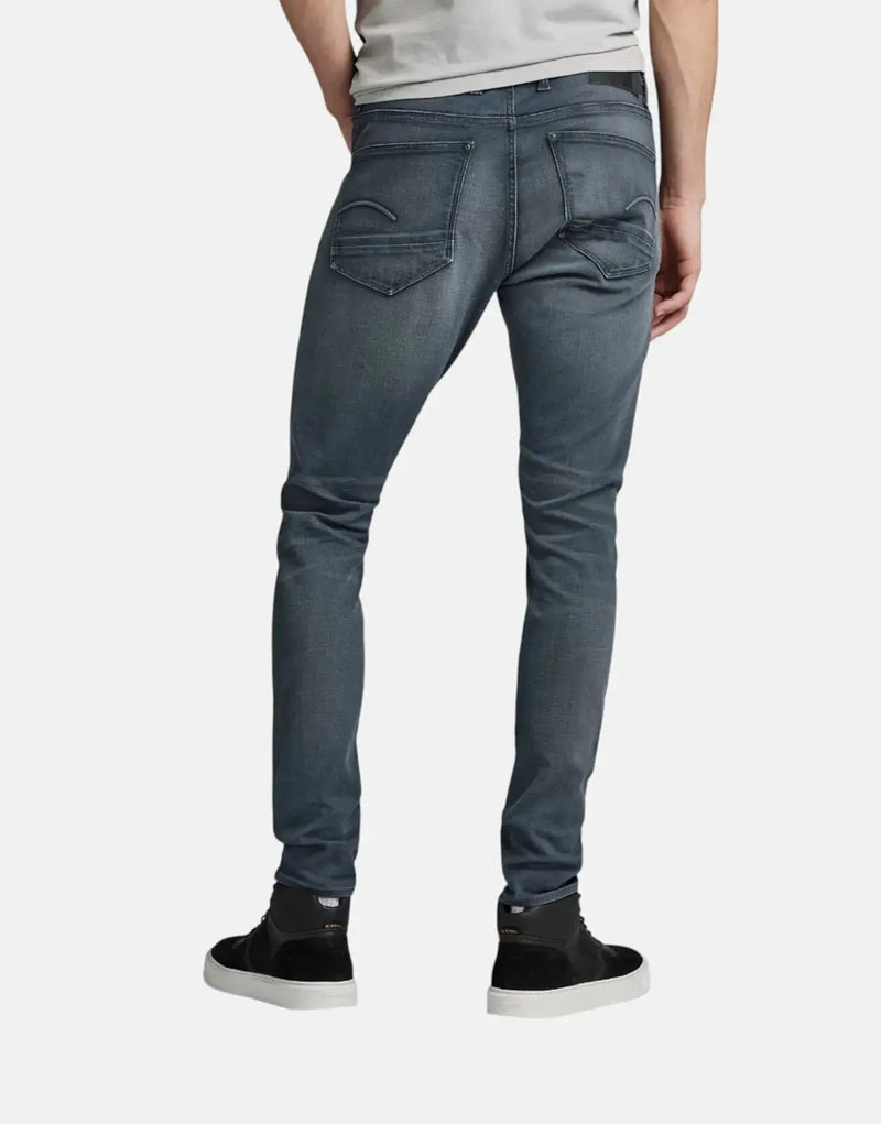 Men's G-Star RAW Revend FWD Skinny Jeans: Antic Chert Grey Stretch Denim