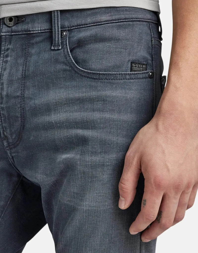 Men's G-Star RAW Revend FWD Skinny Jeans: Antic Chert Grey Stretch Denim
