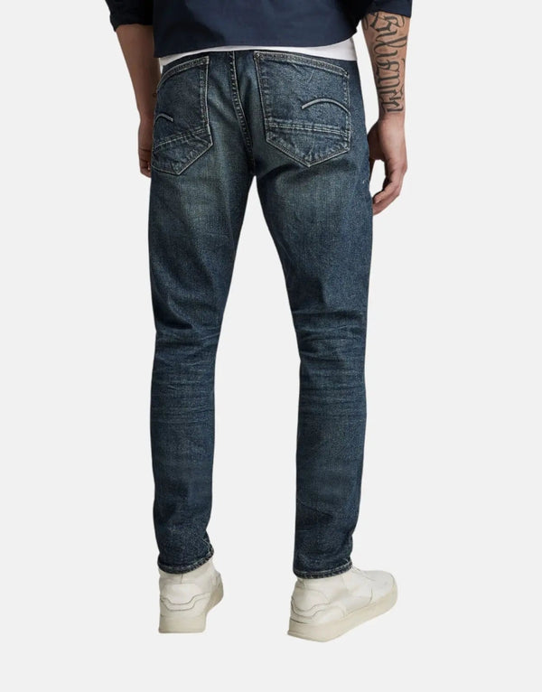 G-Star RAW Revend FWD Skinny Fit Japanese Stretch Denim Jeans - Distressed Blue