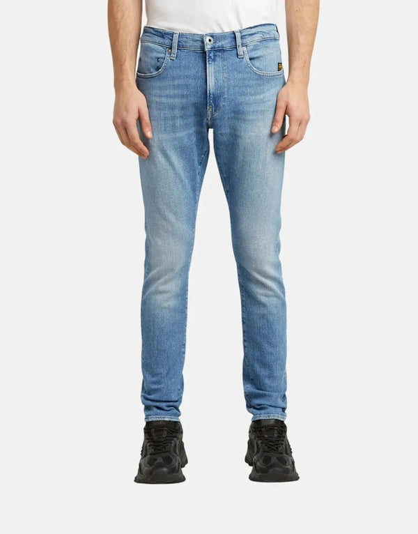 G-Star RAW Revend FWD Men's Skinny Jeans: Sun Faded Summer Stretch Denim