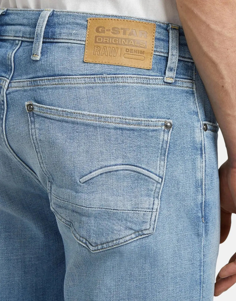 G-Star RAW Revend FWD Men's Skinny Jeans: Sun Faded Summer Stretch Denim