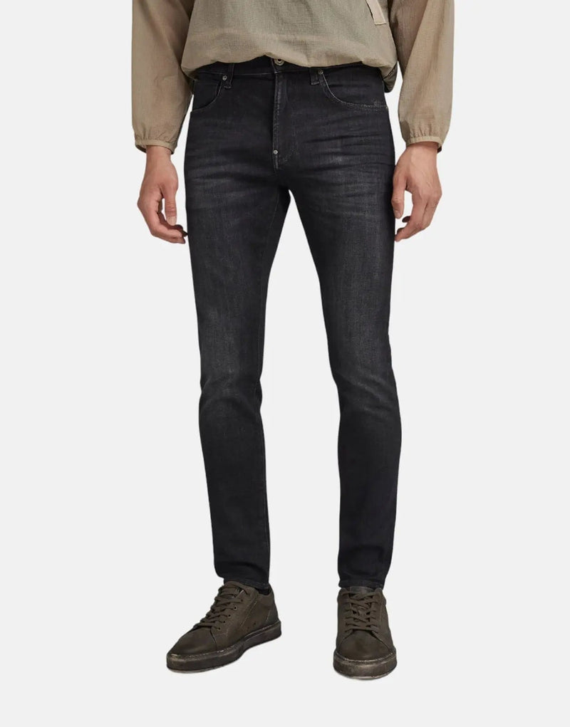 G-Star RAW Men's Revend Skinny Fit Jeans - Faded Black Stretch Denim