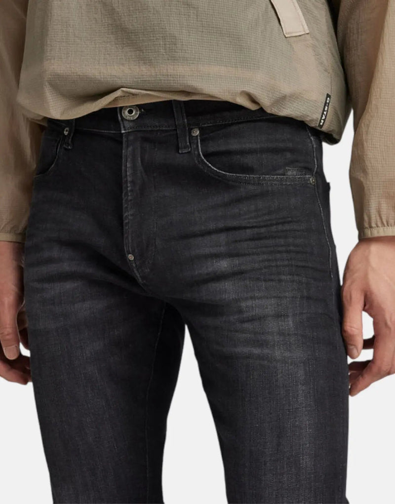G-Star RAW Men's Revend Skinny Fit Jeans - Faded Black Stretch Denim