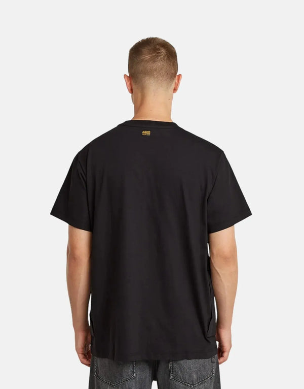 G-Star RAW Rovic Loose Fit T-Shirt Comfortable Urban Style Black Cotton Tee