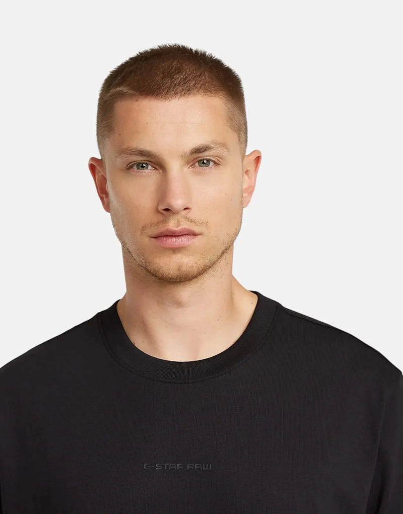 G-Star RAW Rovic Loose Fit T-Shirt Comfortable Urban Style Black Cotton Tee