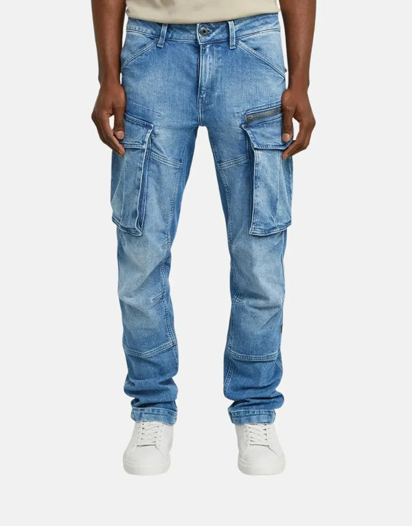 G-Star RAW Men's Rovic Zip 3D Tapered Jeans - Uniform Blue Style