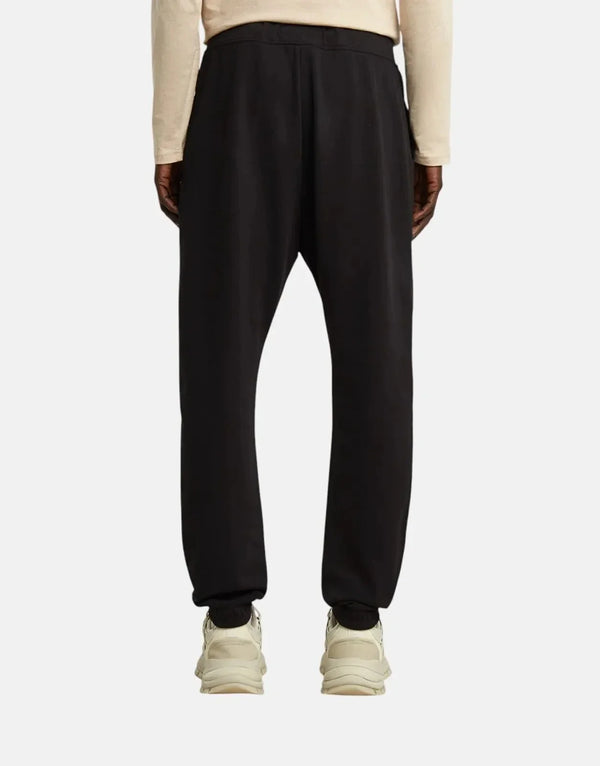 G-Star RAW Script Black Sweatpants: Organic Cotton Recycled Polyester Drawstring Comfort