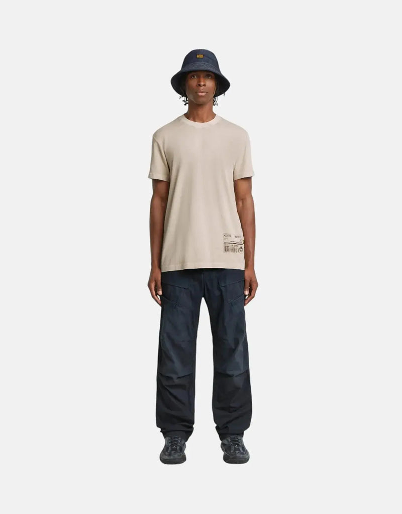 G-Star RAW Men's Shipping Overdyed Brick Cotton Graphic T-Shirt