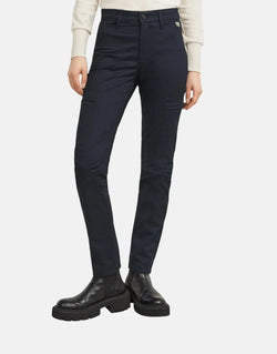 G-Star RAW Women's Osaka Blue Skinny Cargo Pants: Ultra-High Waist, Stretch Comfort
