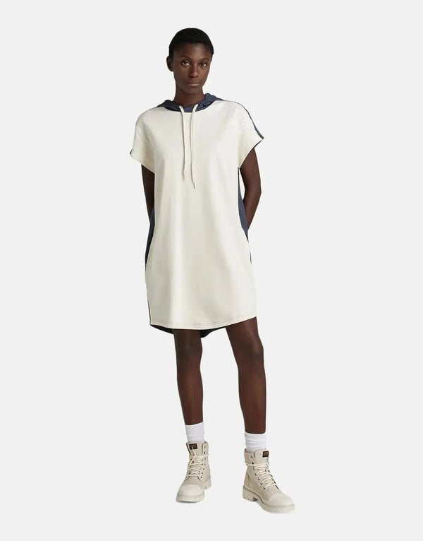 G-Star RAW Women's Sobiru Hooded Midi Dress with Side Pockets