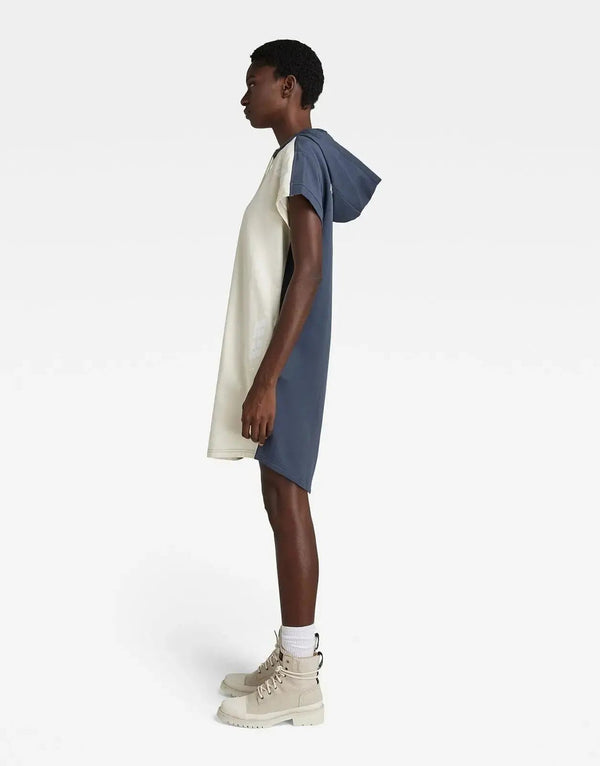 G-Star RAW Women's Sobiru Hooded Midi Dress with Side Pockets
