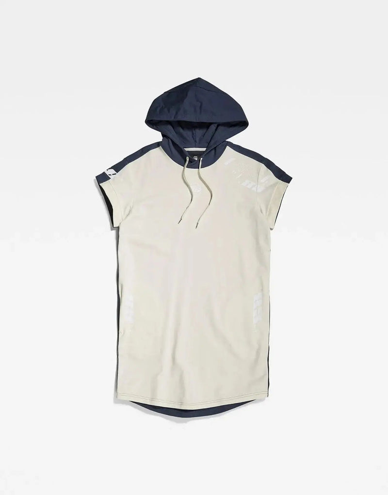G-Star RAW Women's Sobiru Hooded Midi Dress with Side Pockets