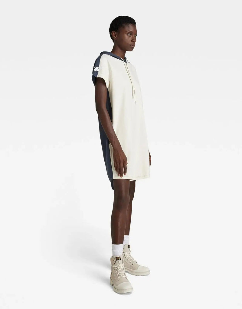 G-Star RAW Women's Sobiru Hooded Midi Dress with Side Pockets