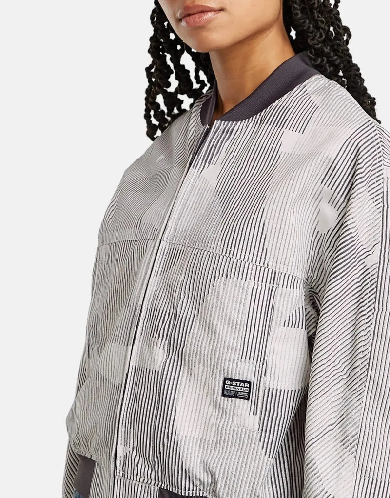 G-Star RAW Lightweight Summer Bomber Jacket - Recycled Cotton Blend Casual Style