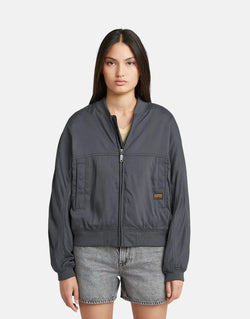 G-Star RAW Women's Lightweight Petrol Summer Bomber Jacket Eco-Viscose Style