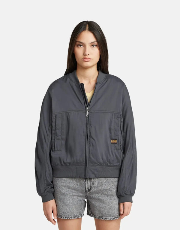 G-Star RAW Women's Lightweight Petrol Summer Bomber Jacket Eco-Viscose Style