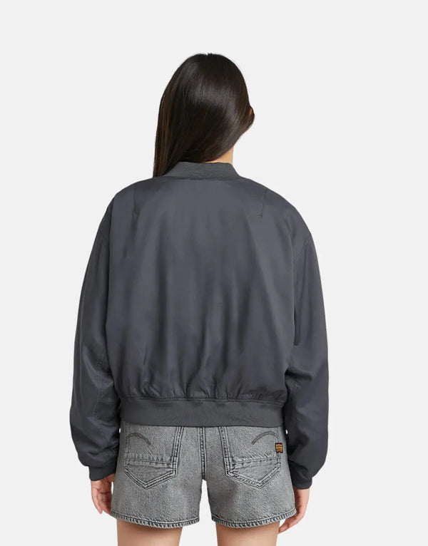 G-Star RAW Women's Lightweight Petrol Summer Bomber Jacket Eco-Viscose Style