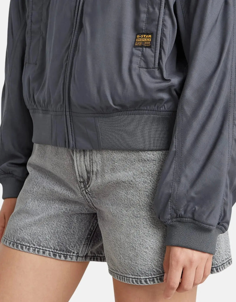 G-Star RAW Women's Lightweight Petrol Summer Bomber Jacket Eco-Viscose Style