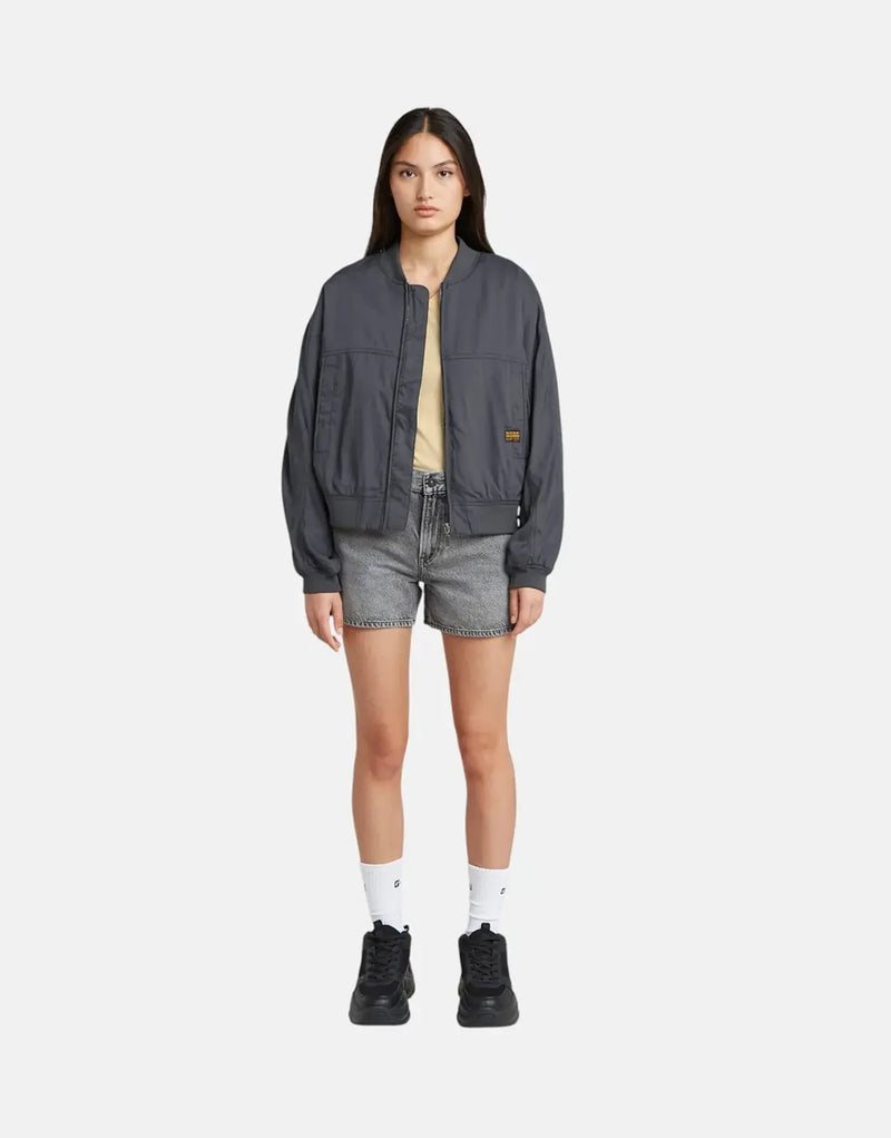G-Star RAW Women's Lightweight Petrol Summer Bomber Jacket Eco-Viscose Style