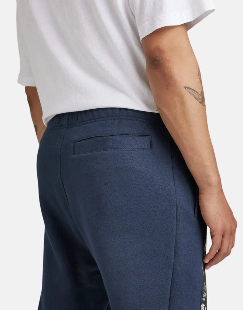 G-Star RAW Men's Sartho Blue Taped Sweatpants: Loose Fit, Cotton Comfort