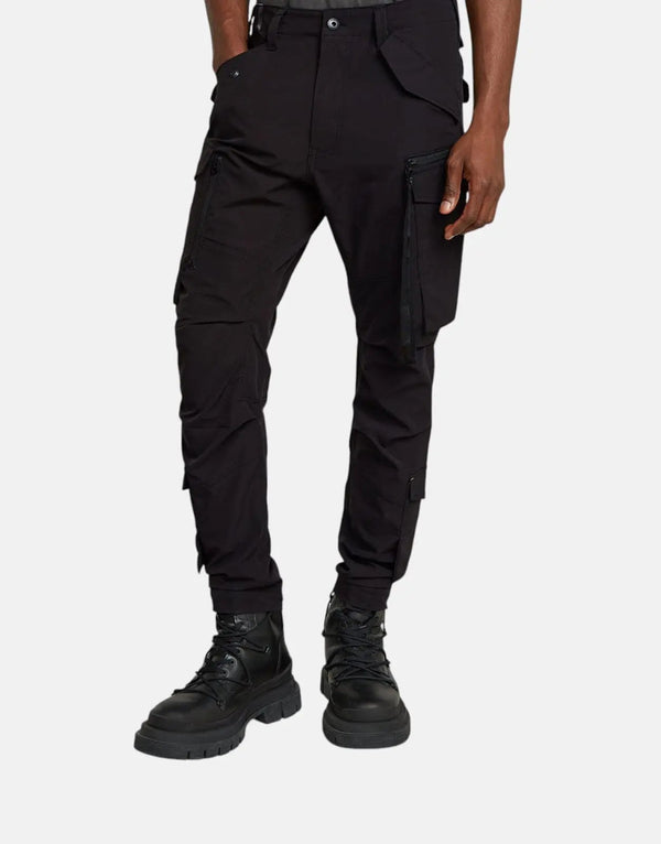 G-Star RAW Men's Toolbox Skinny Black Cargo Pants with Multi-Pockets & Durable Fabric