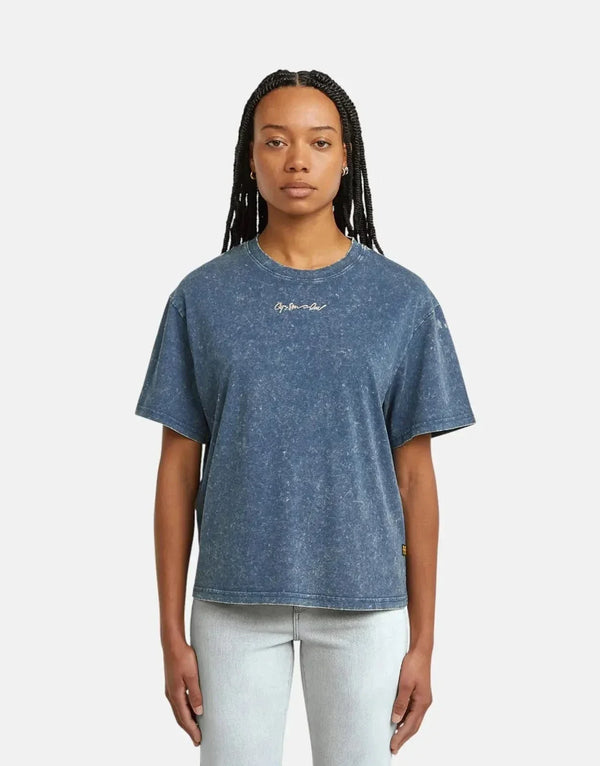 Premium G-Star RAW Washed G-Script Double Dye T-Shirt for Comfort