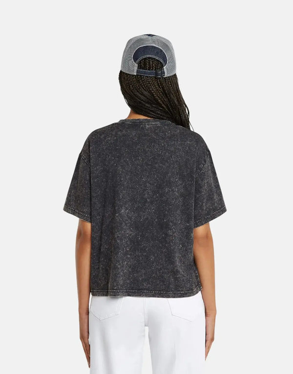 G-Star RAW Washed G-Script Organic Cotton Petrol Double Dye Regular Fit T-Shirt