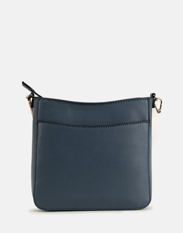 Guess Baxian Chic Denim Crossbody Bag - Stylish Everyday Hands-Free Convenience