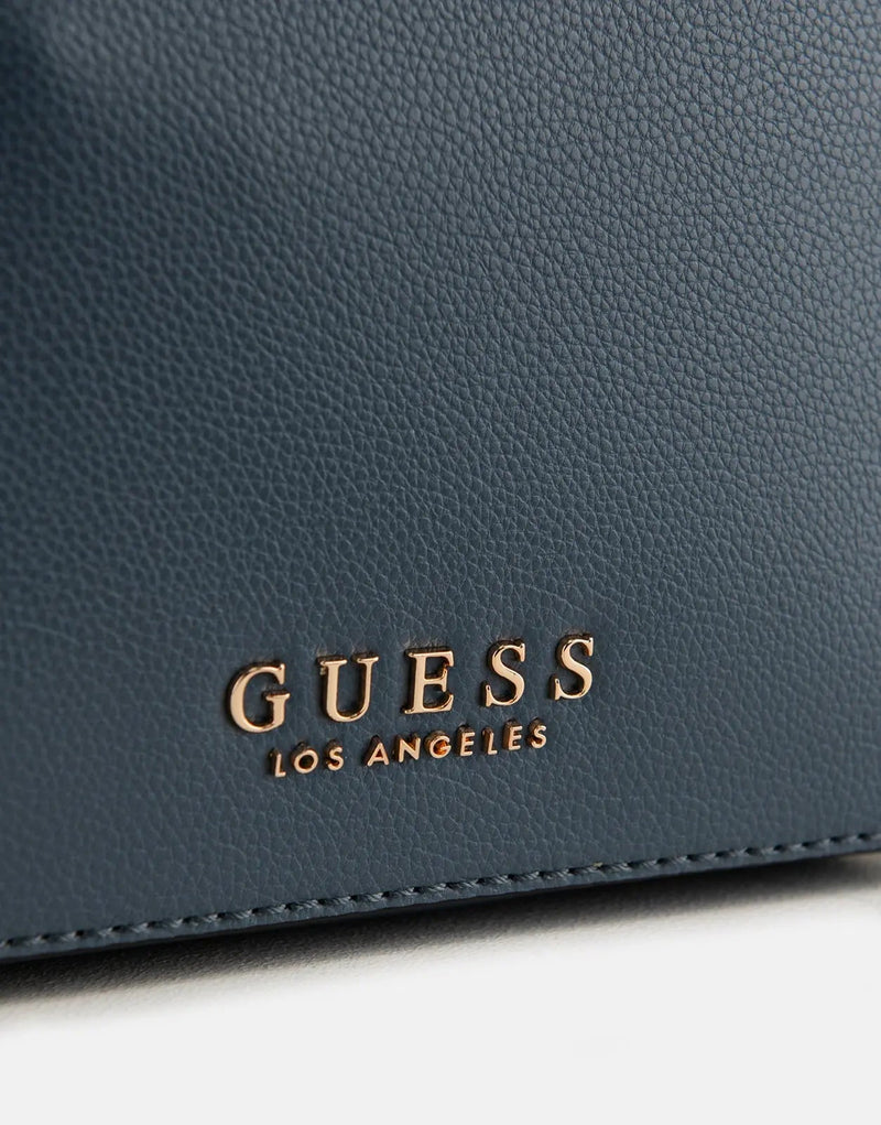 Guess Baxian Chic Denim Crossbody Bag - Stylish Everyday Hands-Free Convenience