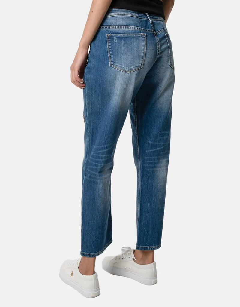 Guess Beverly Women's Low Rise Skinny Jeans: Flattering Stretch Denim Blue