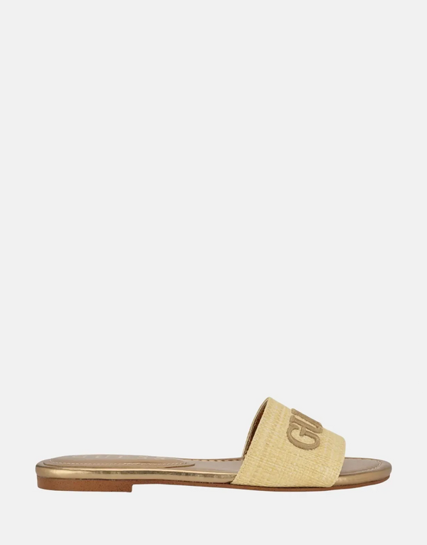 Guess Harino Natural Women's Sandals: Stylish, Comfortable Everyday Slide Shoes