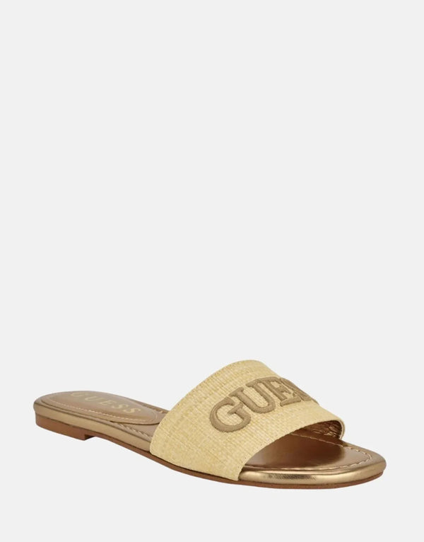 Guess Harino Natural Women's Sandals: Stylish, Comfortable Everyday Slide Shoes