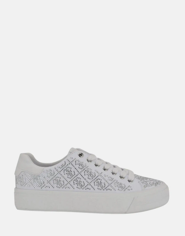 Guess Joeraya White Women's Fashion Sneakers - Sleek Design, Comfort, Style