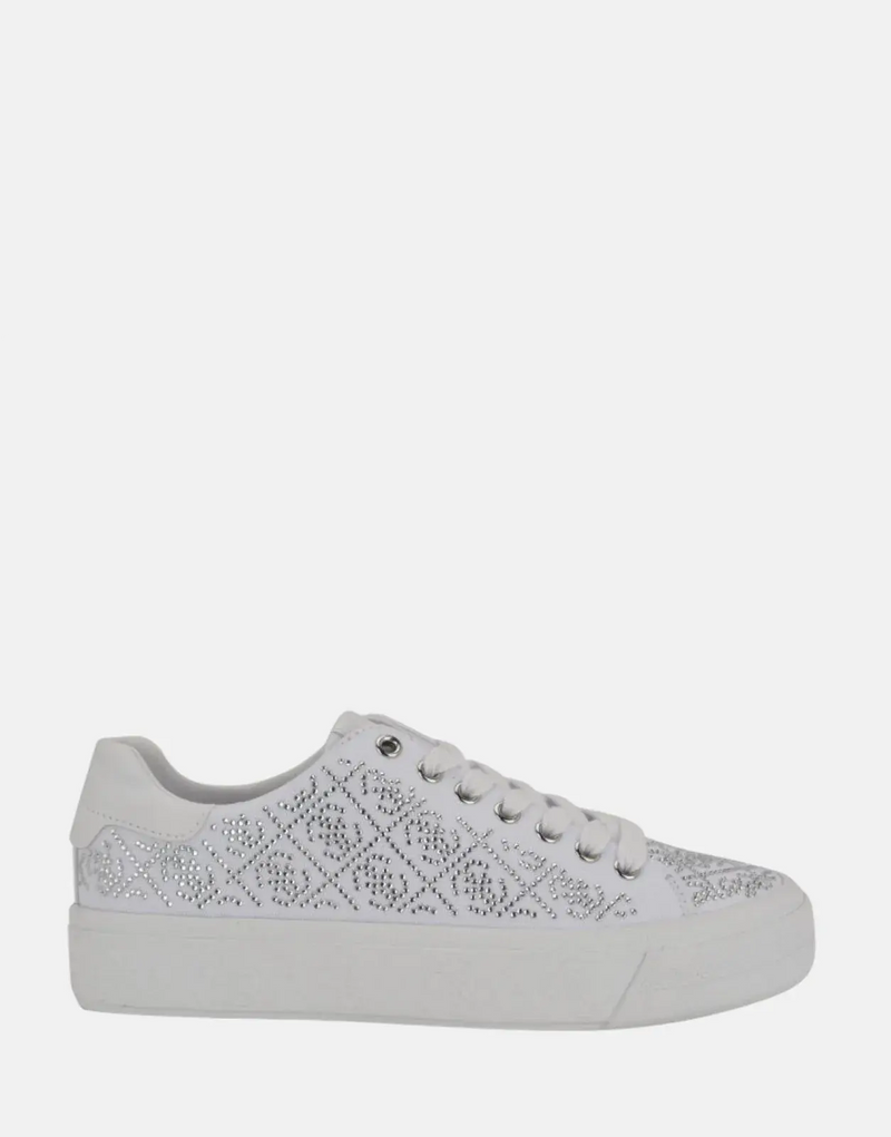 Guess Joeraya White Women's Fashion Sneakers - Sleek Design, Comfort, Style