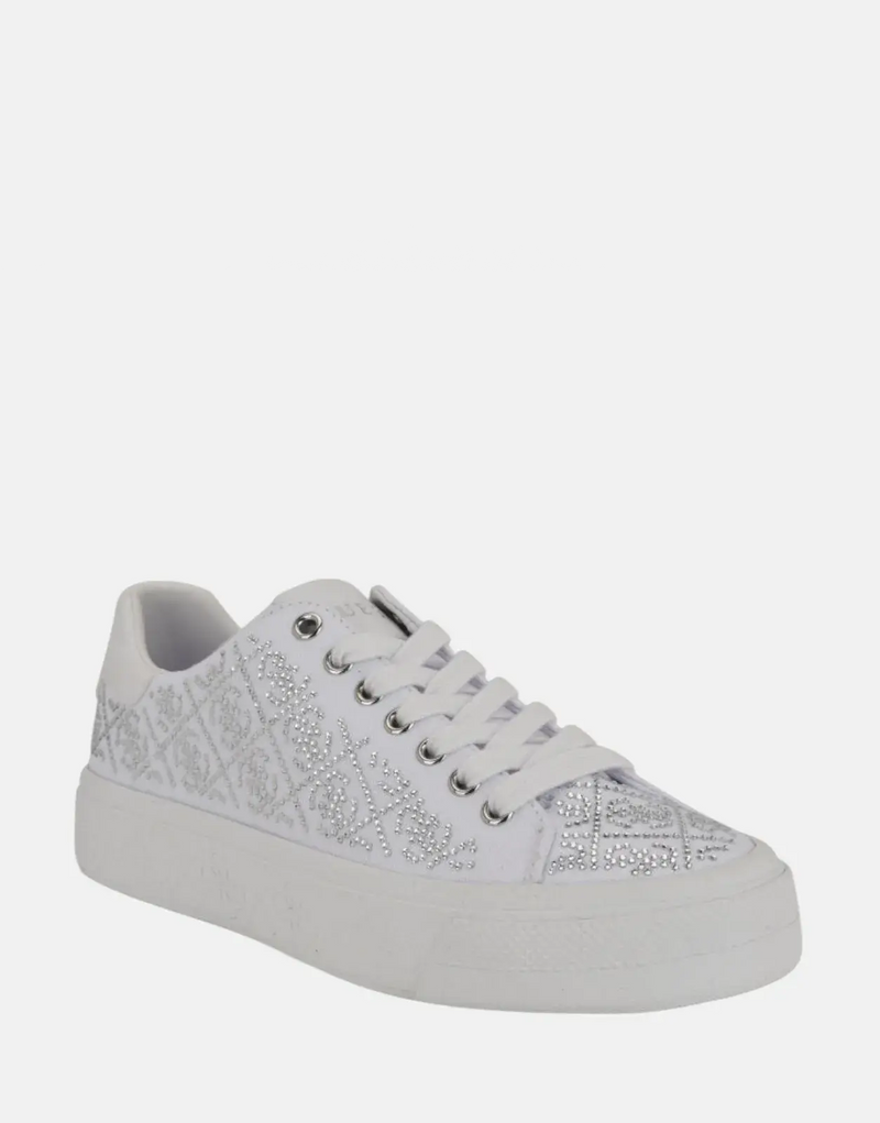 Guess Joeraya White Women's Fashion Sneakers - Sleek Design, Comfort, Style