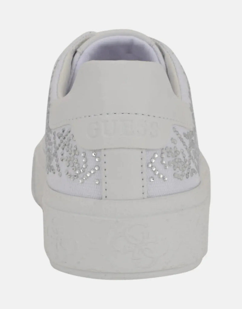 Guess Joeraya White Women's Fashion Sneakers - Sleek Design, Comfort, Style