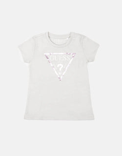 Guess Kids' Soft Cotton Core Logo T-Shirt - Comfortable Everyday Grey Tee