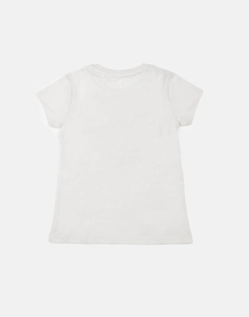 Guess Kids' Soft Cotton Core Logo T-Shirt - Comfortable Everyday Grey Tee
