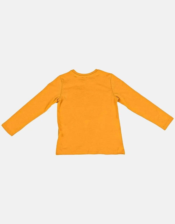 Guess Kids LA 1981 Vibrant Orange Long Sleeve T-Shirt – Comfy Cotton Blend