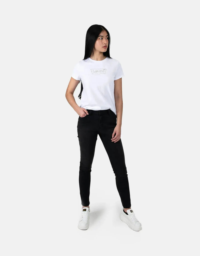 Guess Novak SA Curve Mid Rise Women's Jeans: Comfortable Stretch Black Denim