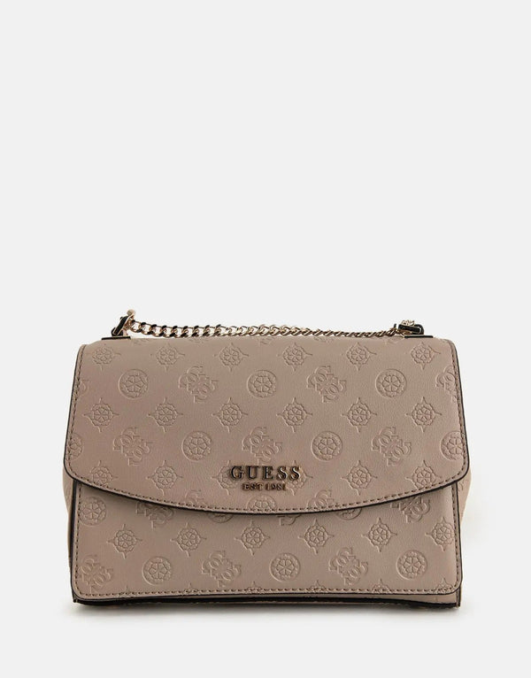 Guess Phoebe Signature Convertible Crossbody Bag - Stylish, Versatile, Chic Everyday Purse