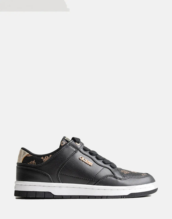 Chic Guess Rubinn Black Women's Sneakers: Stylish, Comfortable, Everyday Fashion Footwear