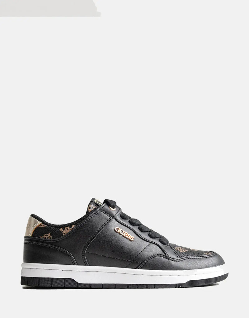 Chic Guess Rubinn Black Women's Sneakers: Stylish, Comfortable, Everyday Fashion Footwear