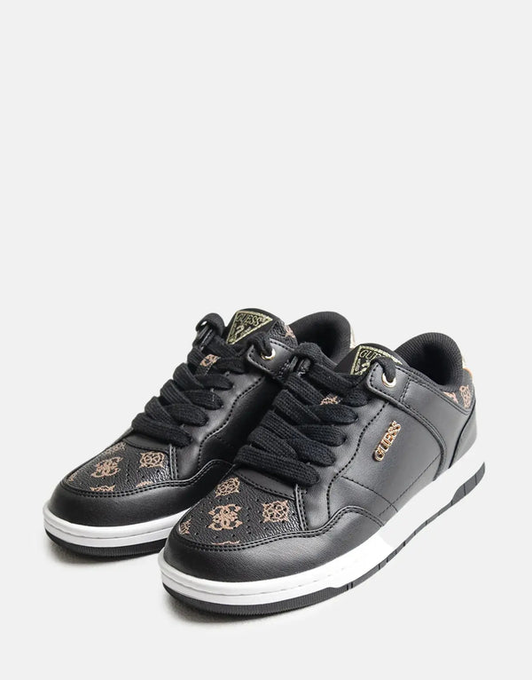 Chic Guess Rubinn Black Women's Sneakers: Stylish, Comfortable, Everyday Fashion Footwear