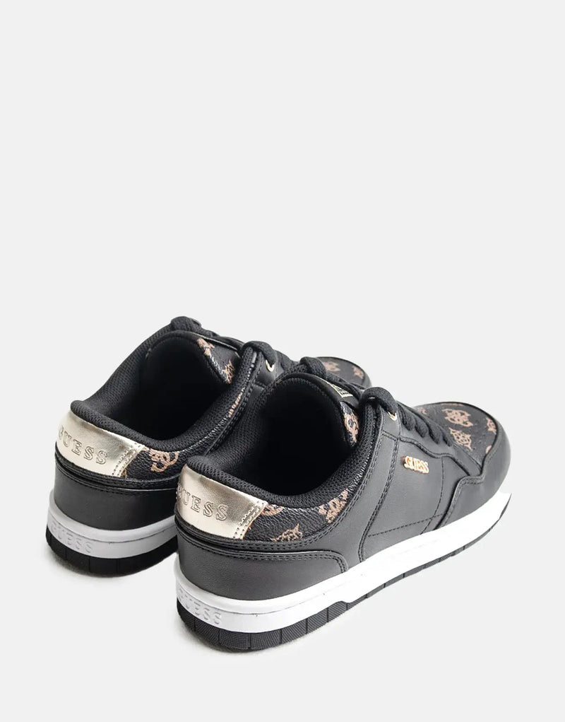 Chic Guess Rubinn Black Women's Sneakers: Stylish, Comfortable, Everyday Fashion Footwear