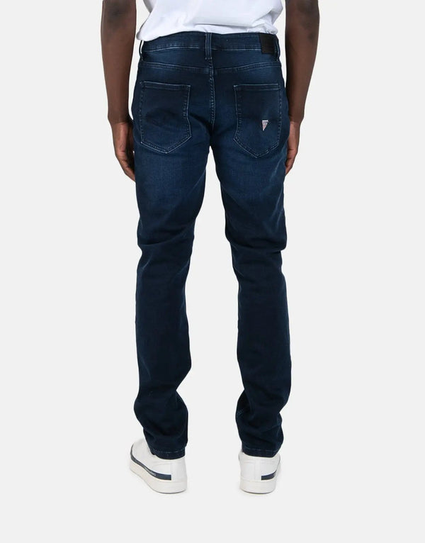 Guess Men's Slim Straight Fit Denim Jeans - Classic Blue Everyday Wear