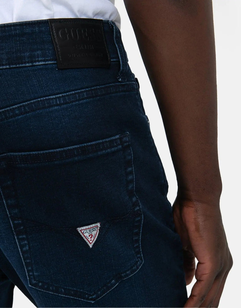 Guess Men's Slim Straight Fit Denim Jeans - Classic Blue Everyday Wear