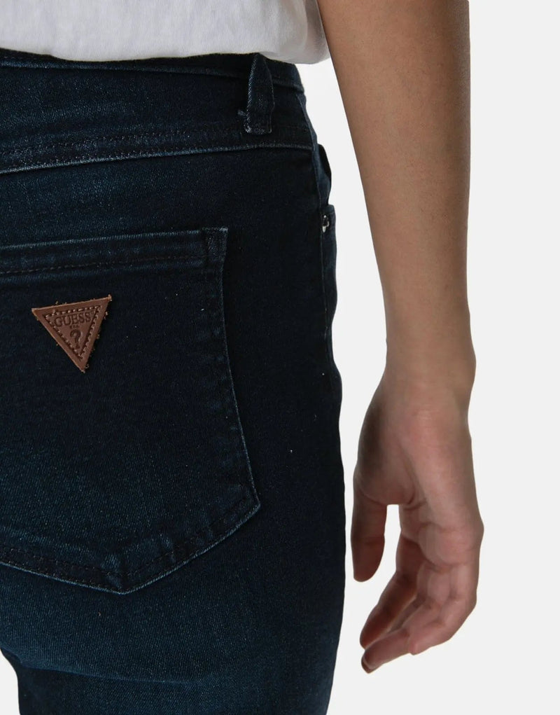 Guess Tina Women's Sexy Curve Mid-Rise Skinny Fit Denim Jeans Blue Wash